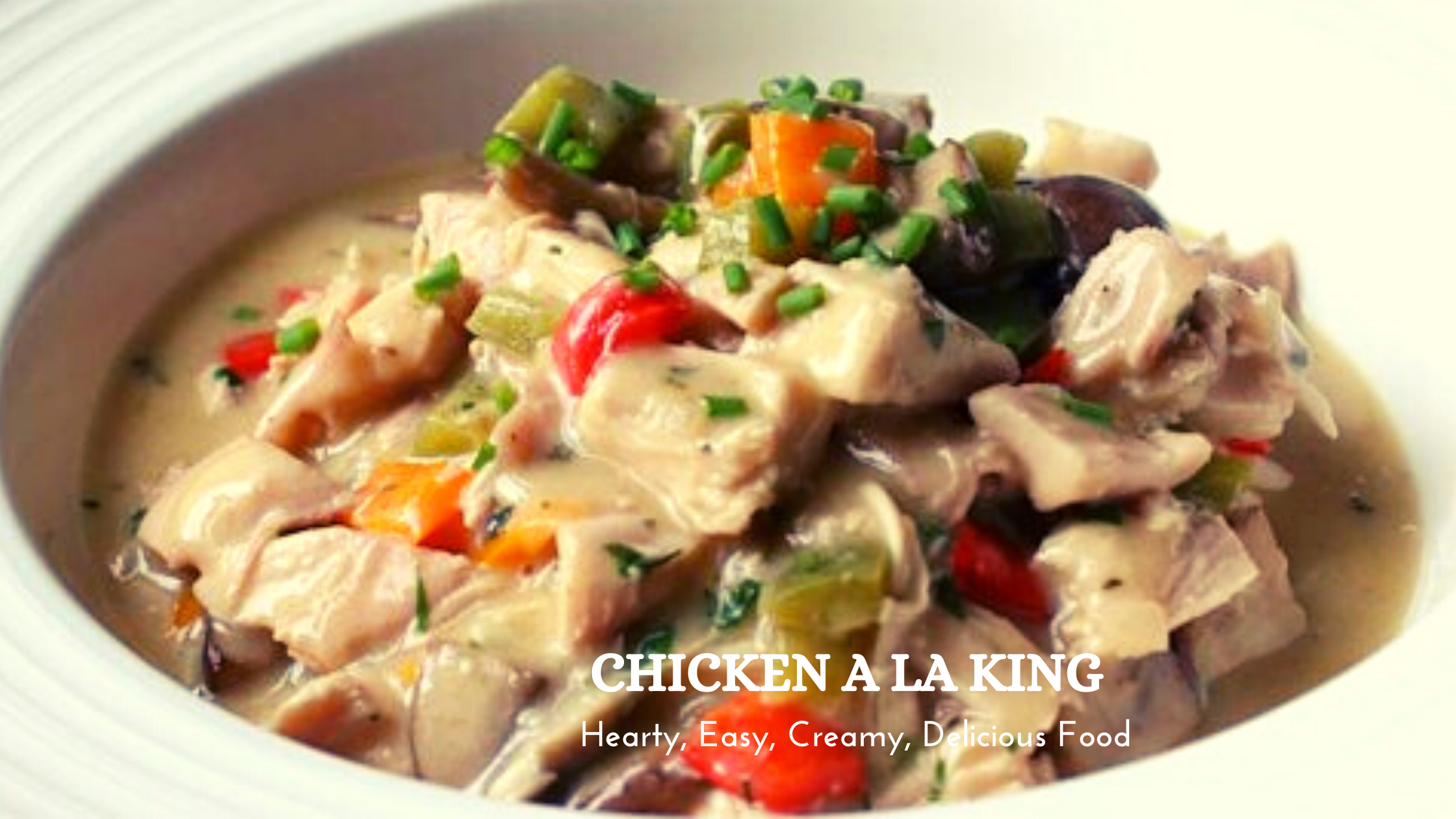 Chicken Ala king by chef Ankit gaurav