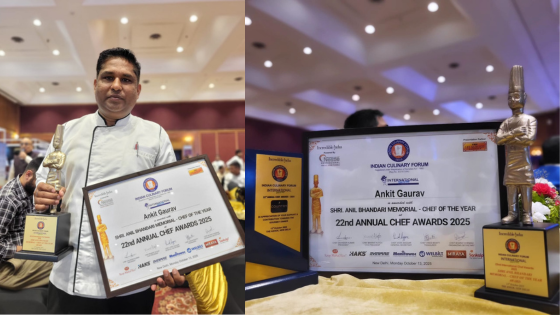 Top chef category - Chef of The Year 2025 ICF - Chef Ankit