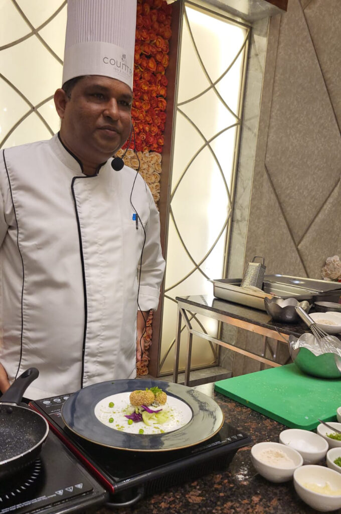 Millet food cooking class at JITO , Chef Ankit